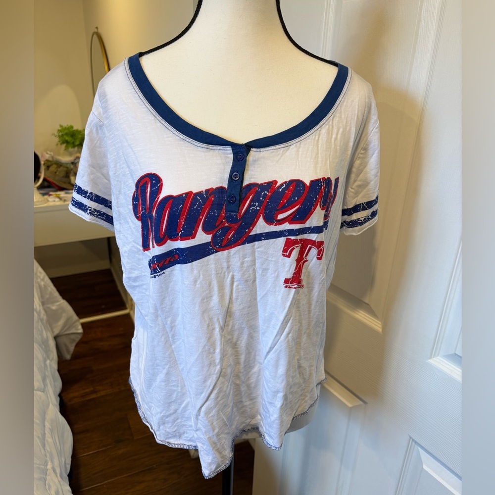 Texas Rangers Women’s Cotton T-Shirt Size XL